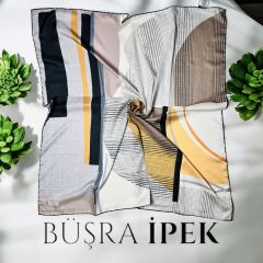 ÇİZGİLİ TWİLL EŞARP